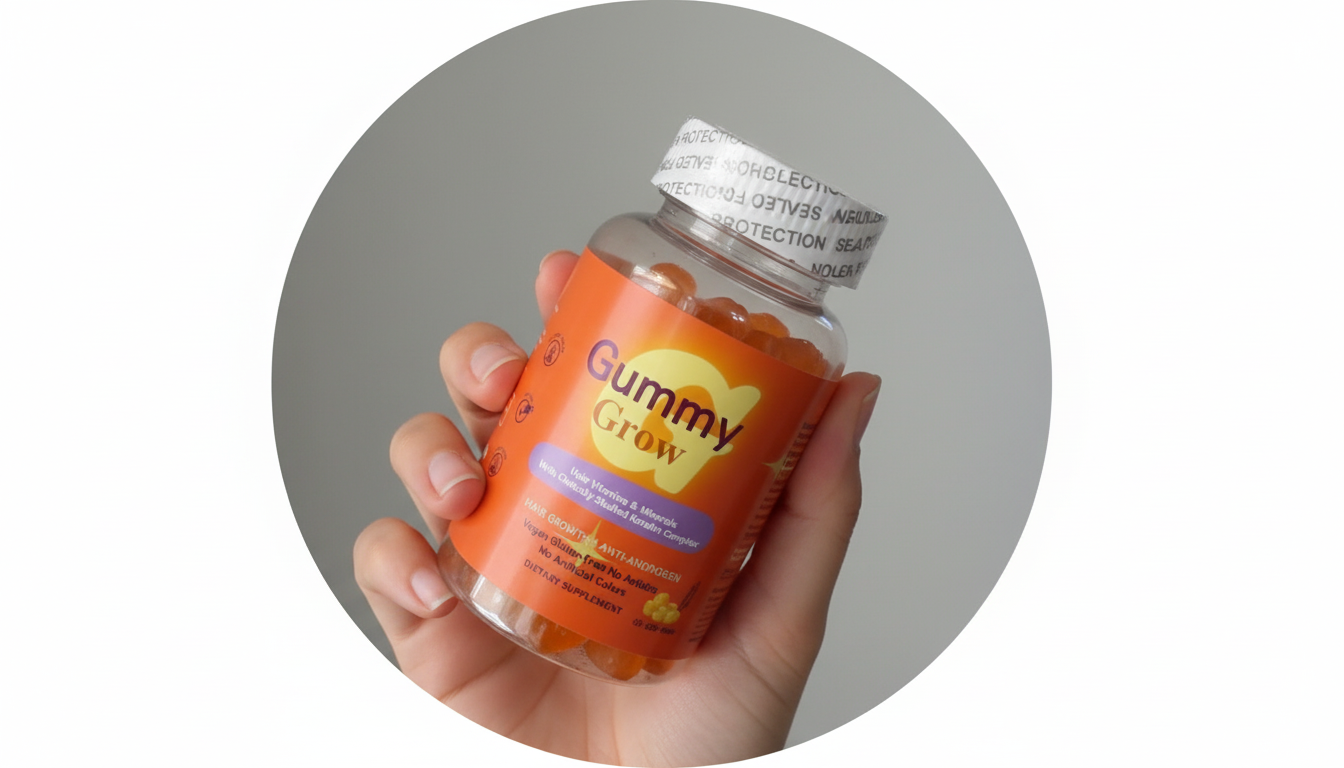 Gummy-Grow – سرّ الشعر الكثيف، القوي، واللامع اللي ما تقدرين تخفينه!
