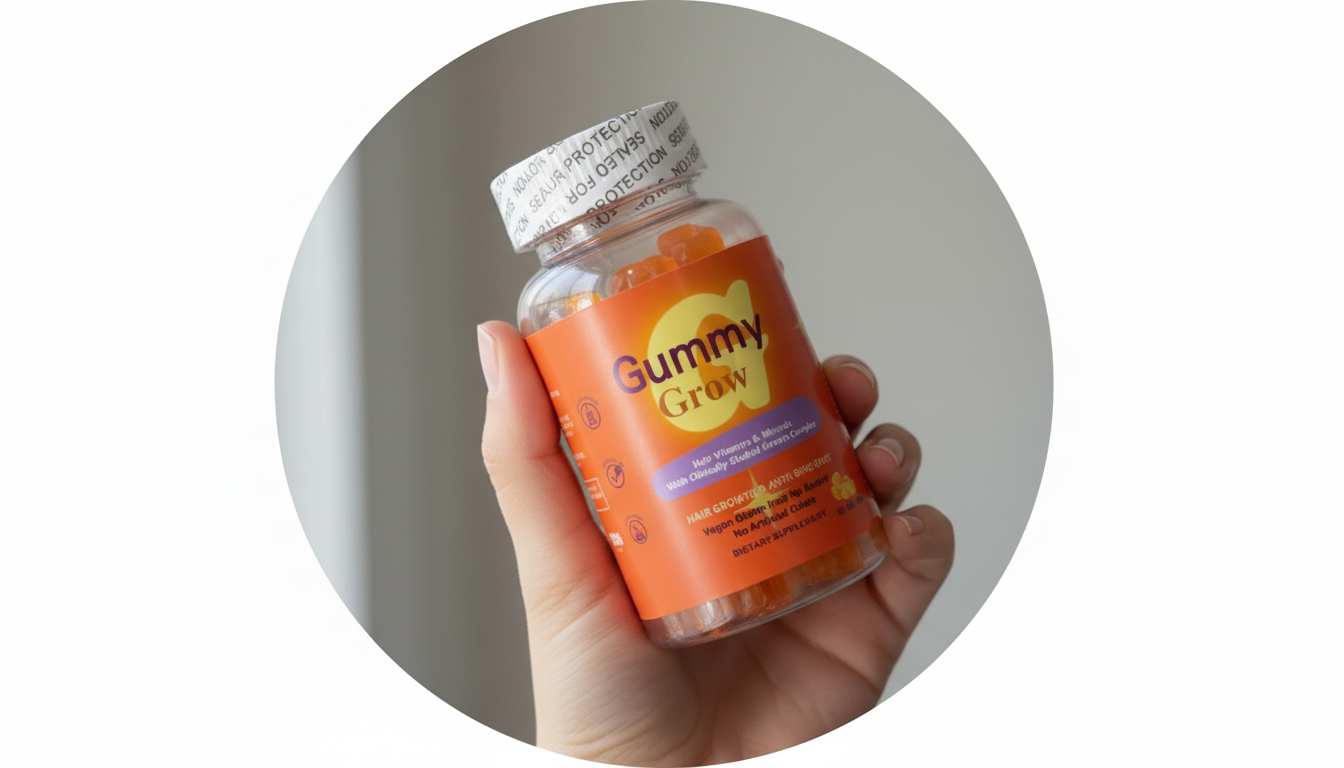 Gummy-Grow – سرّ الشعر الكثيف، القوي، واللامع اللي ما تقدرين تخفينه!